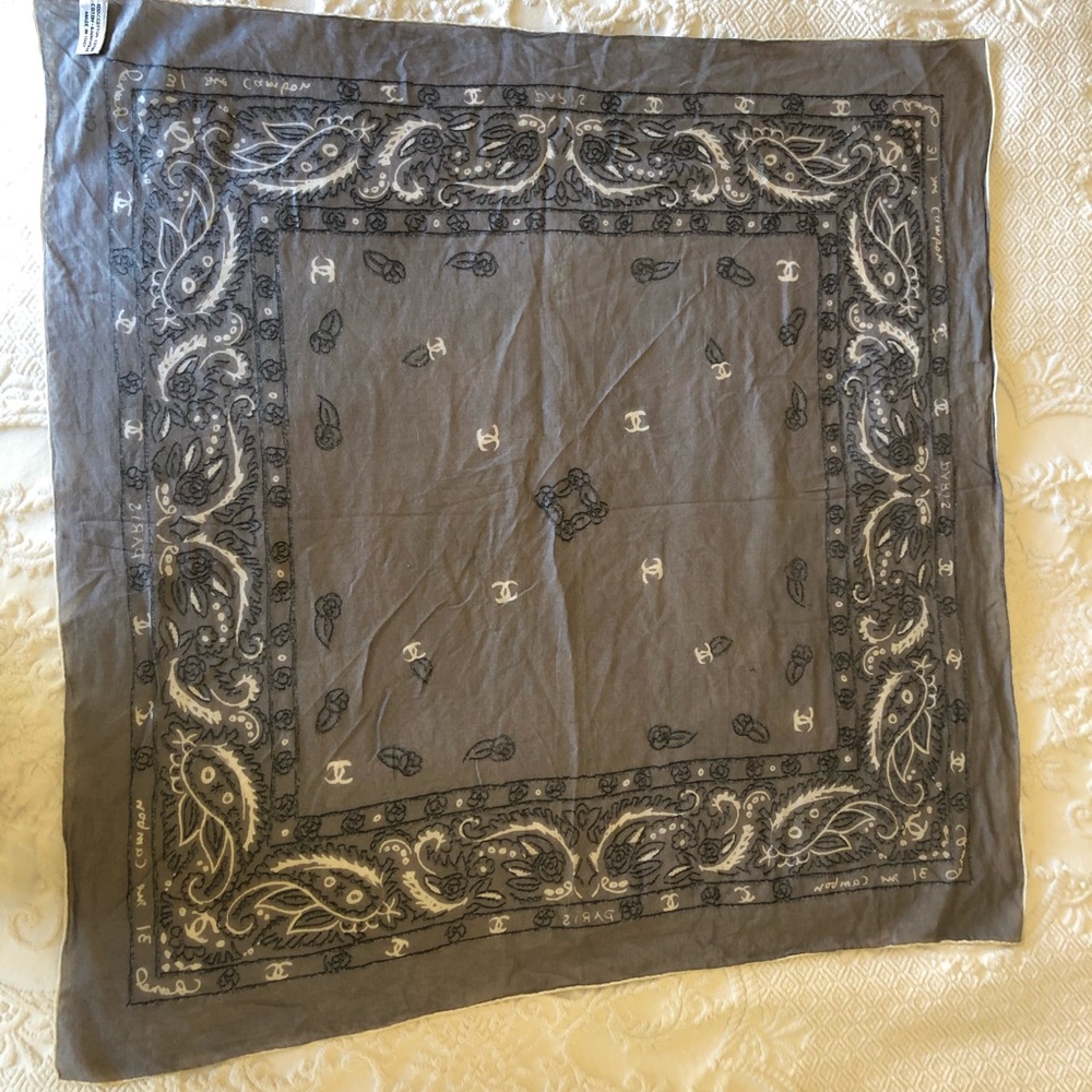 Chanel square handkerchief